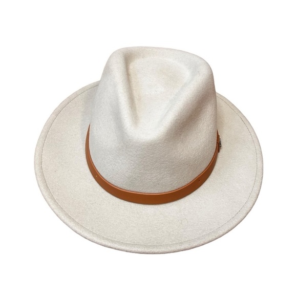 Brixton Messer Fedora Wool Hat- Gravel - Picture 7 of 11